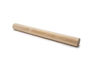 fox run pasta rolling pin, wood, 20-inch