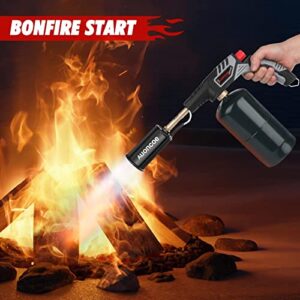 Cooking torch lighter - Kitchen butane torch - Propane culinary Blowtorch - For Searing Steaks and Creme Brulee - Sous Vide - Outdoor Charcoal Lighter or Campfire Starter