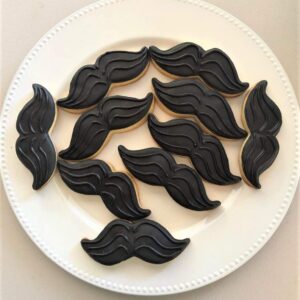 Mustache Father's Day Cookie Cutter 5.25" Made in USA by Ann Clark