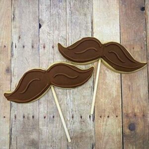 Mustache Father's Day Cookie Cutter 5.25" Made in USA by Ann Clark