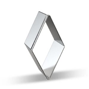 WJSYSHOP Rhombus Diamond Shape Cookie Cutter