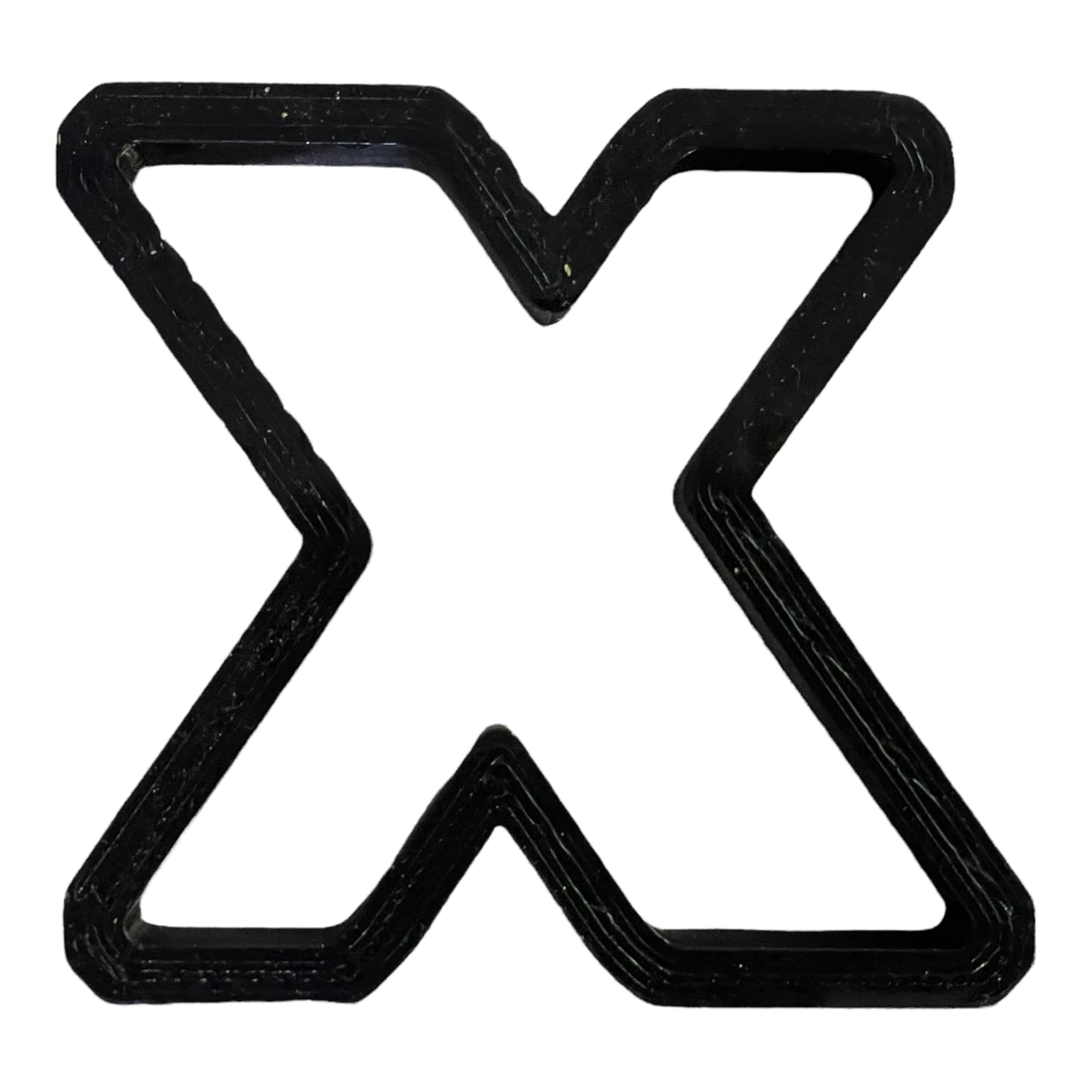 x Lowercase Block Letter Cookie Cutter with Easy to Push Design (2.5 inch)