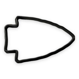 arrowhead cookie cutter with easy to push design, for baby shower, work events, and birthday celebrations (4 inch)