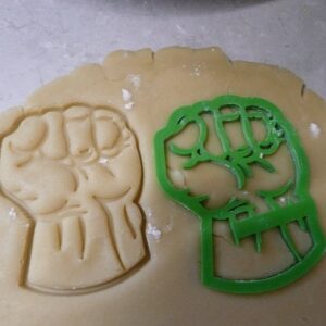 INSPIRED BY HULK FIST SUPERHERO CHARACTER COOKIE CUTTER BAKING TOOL MADE IN USA PR463