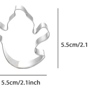 WJSYSHOP Mini Halloween Ghost Cookie Cutter Stainless Steel