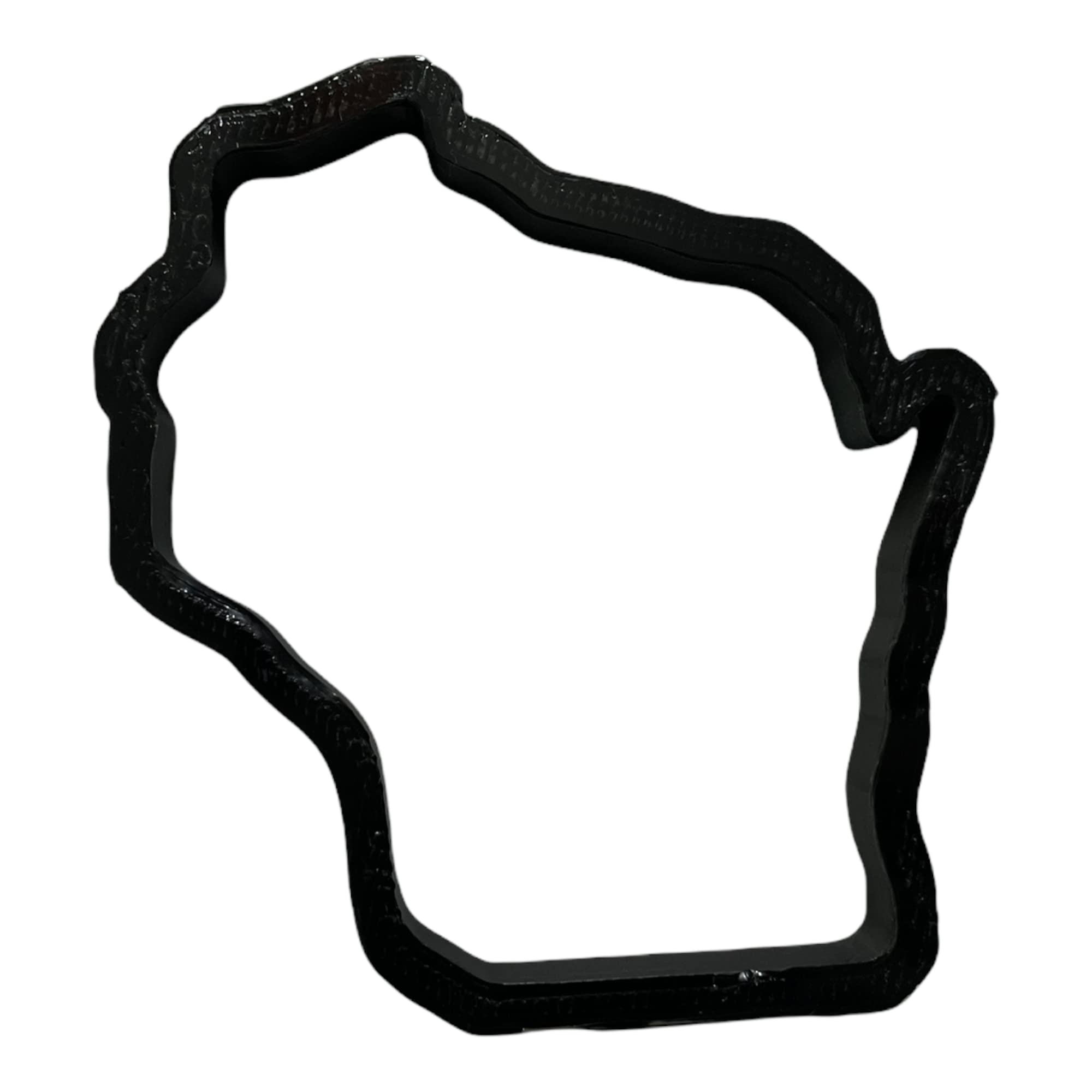 Wisconsin State Cookie Cutter with Easy to Push Design (4 inch)