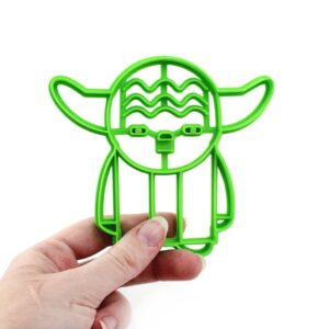 Cookie Cutter by 3DForme, For Yoda Serias Baking Cake Fondant Frame Mold for Buscuit, Set 2 Piece, Color May Vary Made in Ukraine