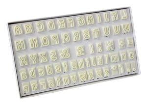 jem 64 piece alphabet plastic cutter set