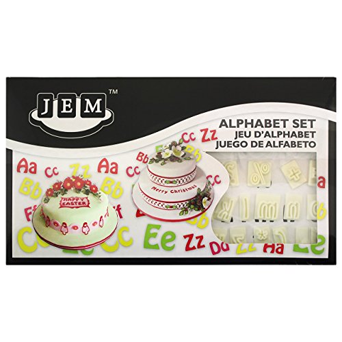 JEM 64 Piece Alphabet Plastic Cutter Set