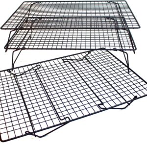 Sunflair Professional Grade 3 Tier Cross Grid Cooling Rack (set of 3)