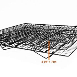 Sunflair Professional Grade 3 Tier Cross Grid Cooling Rack (set of 3)