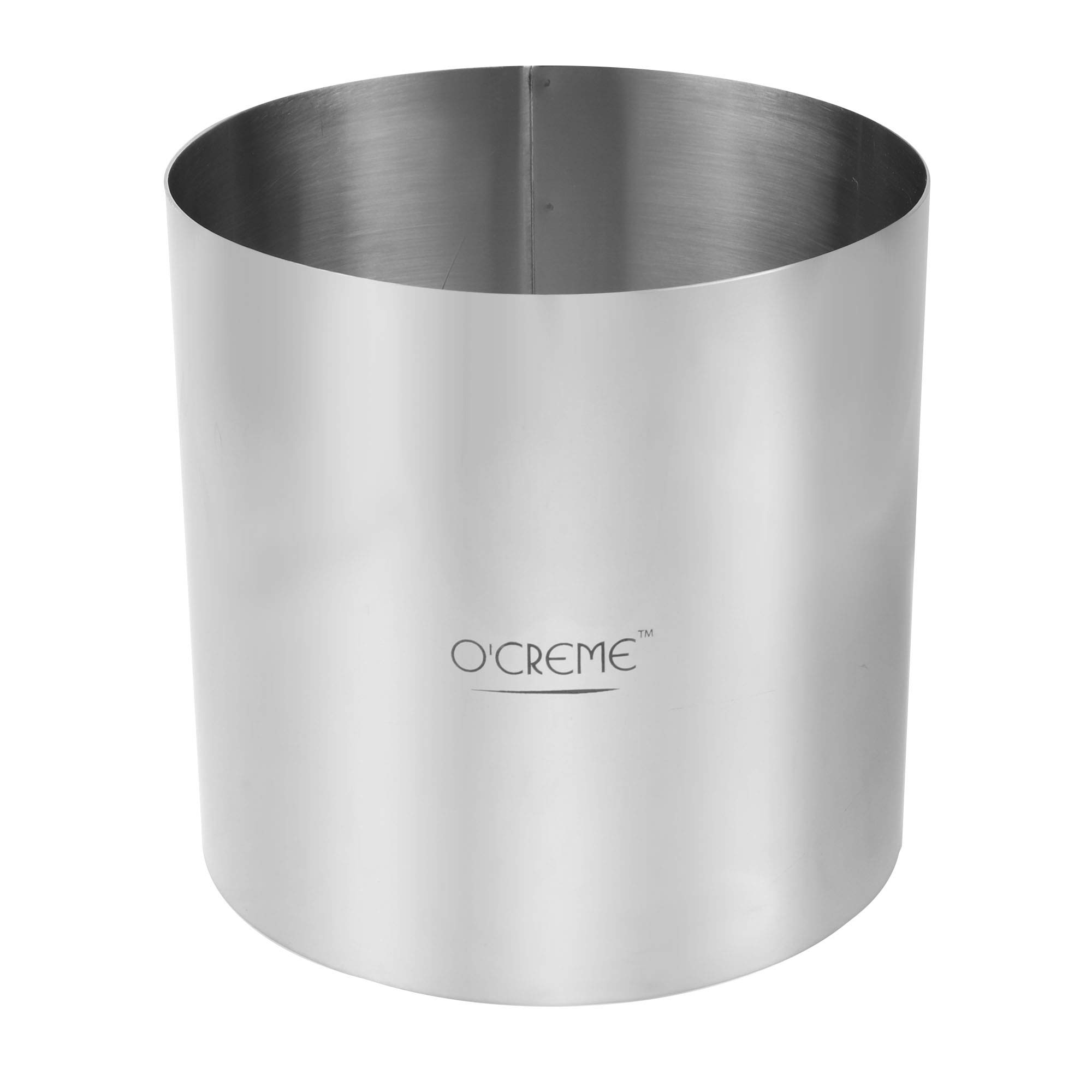 O'Creme Heavy Duty Aluminum Cake Ring 6 Inch Diameter x 6 Inch High