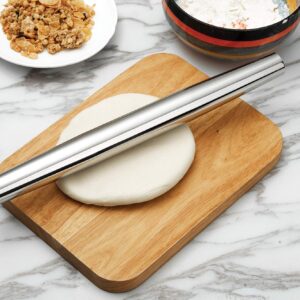 Fox Run Stainless Steel French Rolling Pin, 18" L x 1.25" D, Tapered