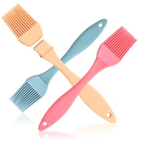 fruit color food brush,baking brush, kitchen gift, silicone pastry brush, basting brush, butter brush, kitchen brush for cooking, for bbq, salted,steak, fish, easy to clean,graduation gift