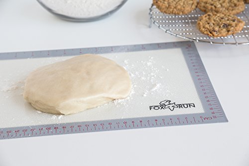 Fox Run Non-Stick Baking Mat, Silicone, 14.25-Inch x 9.25-Inch