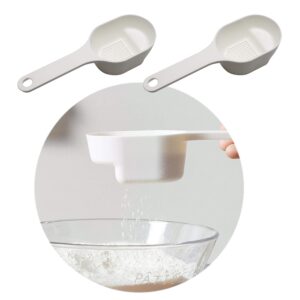 eiks 2 pack flour sifter spoon strainer for powdering sugar spice flour herbs kitchen cooking utensil