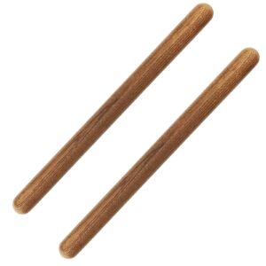 miokun 2 pack wood extra long thickened rolling pin for baking, round design at both ends (17.7 x 1.38 inches)