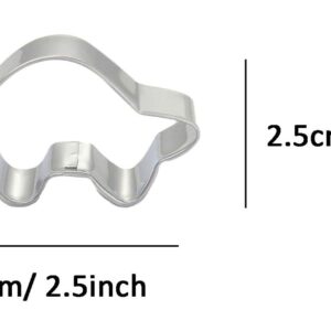 WJSYSHOP Mini Tortoise Shaped Cookie Cutter