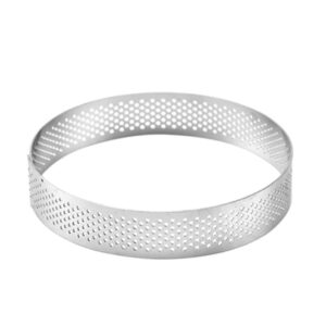 cabilock 1pc stainless steel cake ring, round, 8 inch