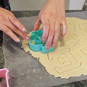 Live Greek, Greek Alphabet Letter Shaped Cookie Cutter, Sigma Shape, 3 Inches Long, Great Gift, Big Sis/Lil Sis, Fundraising, Parties, Sororities, Fraternities, Panhellenic, Art Stencil