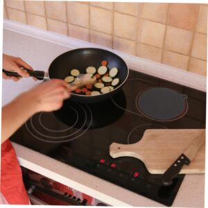 Housoutil 2pcs Induction Cooker Silicone Mat Nonstick Cookware Silicone Mat for Air Fryer Silicone Pot Holders Stove Cover Silicone Countertop Protector Silicone Placemat Silicone Pot Mat