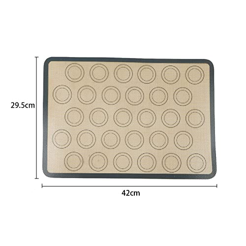 Fetcoi Silicone Baking Mat Nonstick Oven Sheet Macaron Cake Cookie Baking Mould Mat