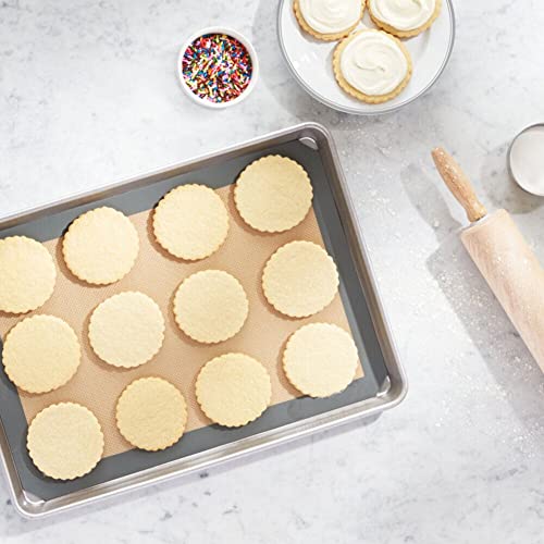 Fetcoi Silicone Baking Mat Nonstick Oven Sheet Macaron Cake Cookie Baking Mould Mat
