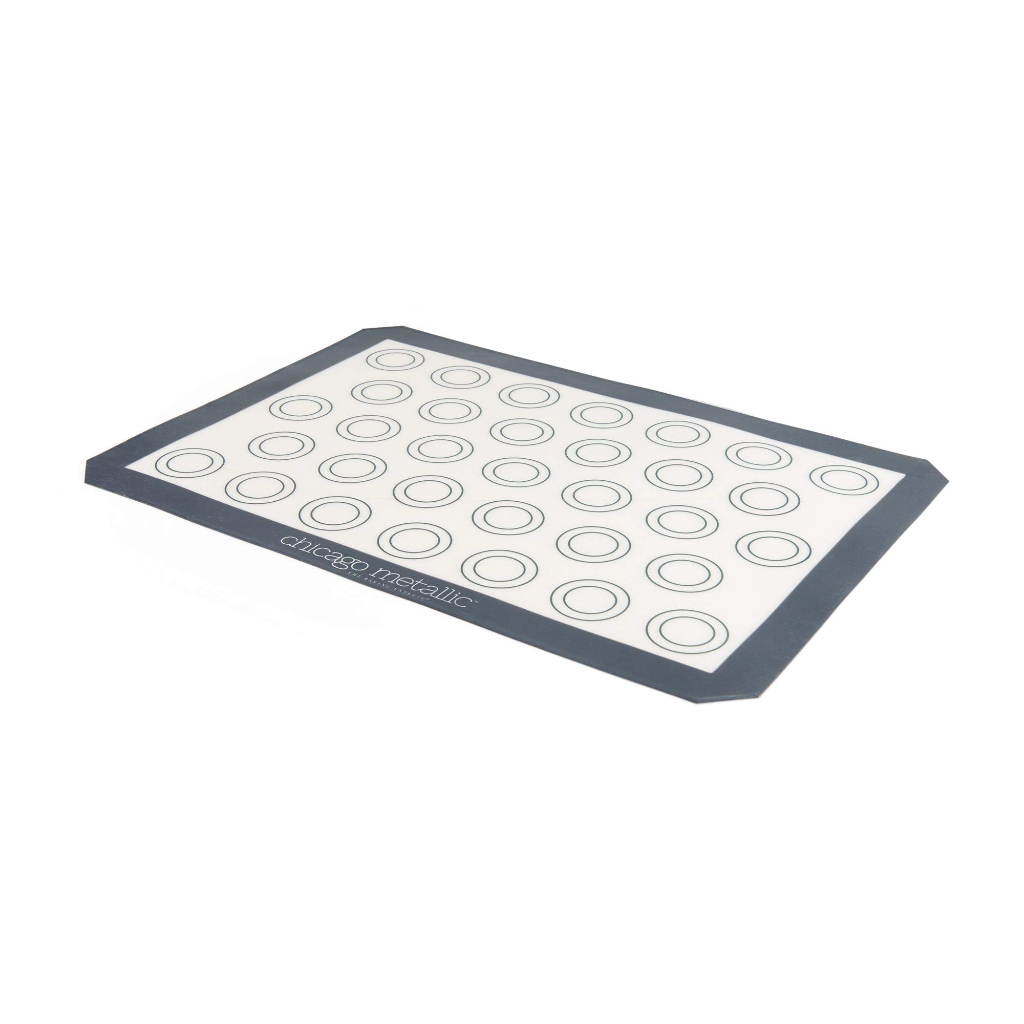 Chicago Metallic Silicone Pastry Mat with Measurements, Set of 2