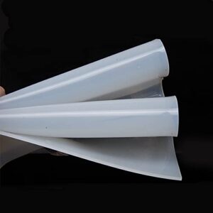 1pc silicone sheeting translucent silicone rubber sheet 3mm for vacuum press oven heat resistant silicone matt (size : 500x500x3mm)