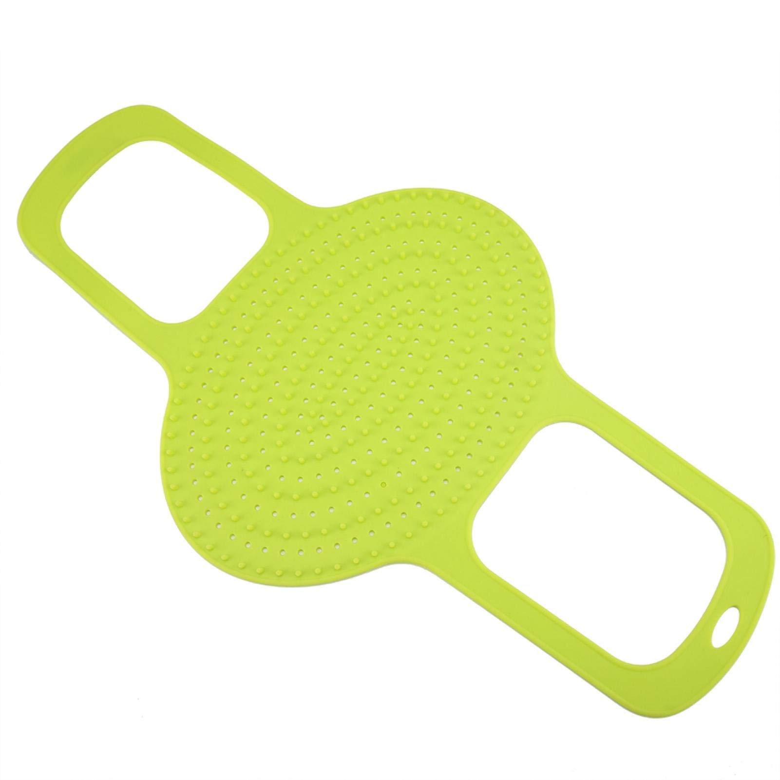 Silicone Turkey Lifter, Heat Resistant Non-Stick Poultry Lifter Turkey Roasting Sling Home Cooking Chicken Turkey Meat Lifter Mat Baking Pan Kitchen Tool, 23.2 x 12.4 in (Green)