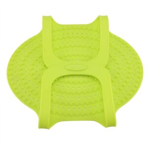 Silicone Turkey Lifter, Heat Resistant Non-Stick Poultry Lifter Turkey Roasting Sling Home Cooking Chicken Turkey Meat Lifter Mat Baking Pan Kitchen Tool, 23.2 x 12.4 in (Green)