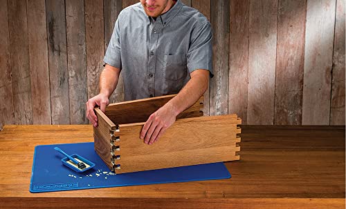 Rockler Silicone Glue Mat (15"x30") - Heat Resistant Mat for Projects, Garage, Shop, Dining Room Table – Easy to Clean Silicone Mats for Crafts – Rolls up for Easy Storage Silicone Project Mat