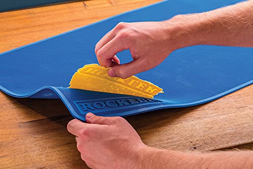 Rockler Silicone Glue Mat (15"x30") - Heat Resistant Mat for Projects, Garage, Shop, Dining Room Table – Easy to Clean Silicone Mats for Crafts – Rolls up for Easy Storage Silicone Project Mat