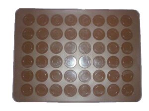 longzang silicone macarons mat, brown