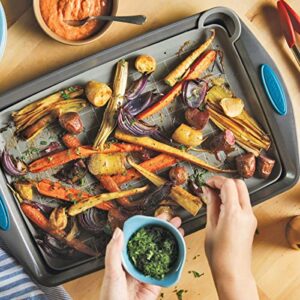 Rachael Ray Tools and Gadgets Silicone Nonstick Roasting and Baking Mat, 10 Inch x 14.75 Inch, Gray