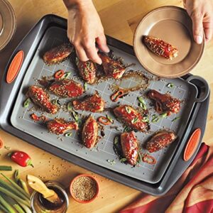 Rachael Ray Tools and Gadgets Silicone Nonstick Roasting and Baking Mat, 10 Inch x 14.75 Inch, Gray