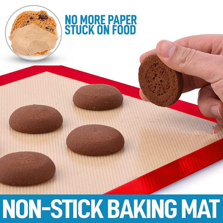 Baking mats - Premium Non-stick Silicone Bake & Pastry - Set 4 items