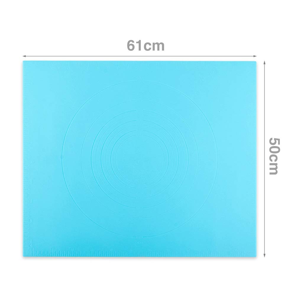 Extra Large Silicone Mats,Extra Thick Silicone Mats,Silicone Mats,Countertop Protector,Kitchen Counter Mat, Heat Resistant, Washable, Non Slip, 24 x 20 Inches,1 Pack