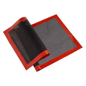 2 pcs baking mat, 30x40cm perforated silicone fiberglass mat biscuit baking pastry baking pan mat oven liner pad