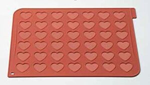 silikomart heart macarons silicone mat