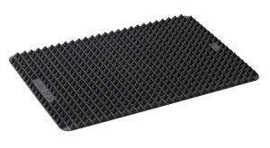 lurch germany flexiform fat-reducing pyramid silicone baking mat 16.1 x 11.4 inch - black