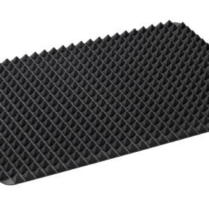 Lurch Germany Flexiform Fat-Reducing Pyramid Silicone Baking Mat 16.1 x 11.4 Inch - Black