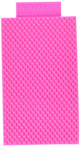 NY Cake Fondant Impression Mat, Scales Design- Silicone