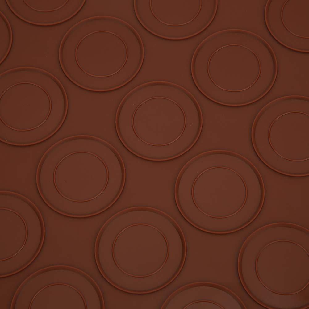 Macaron Kit Baking Macaron Cake Pad 48 Holes Silicone Mat, Silicone Baking Mat, for Making Cakes Making Chocolate