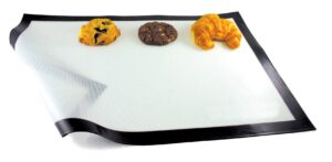 paderno world cuisine 24 1/2 inch by 16 3/8 inch non-stick silicone baking mat