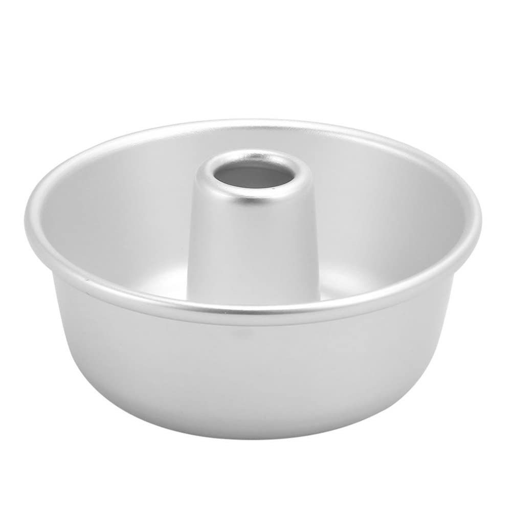 DOITOOL 1PC Angel Food Cake Pans for Baking, Aluminum, Round, 130X55mm