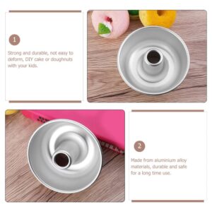 DOITOOL 1PC Angel Food Cake Pans for Baking, Aluminum, Round, 130X55mm