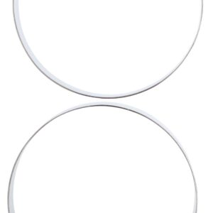 Kitchen Craft Cooking Rings, Stainless Steel, 7 x 3.5 cm, Set of 2