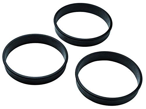 Matfer Bourgeat 346706 Exoglass Tart Rings 3-1/3" Black