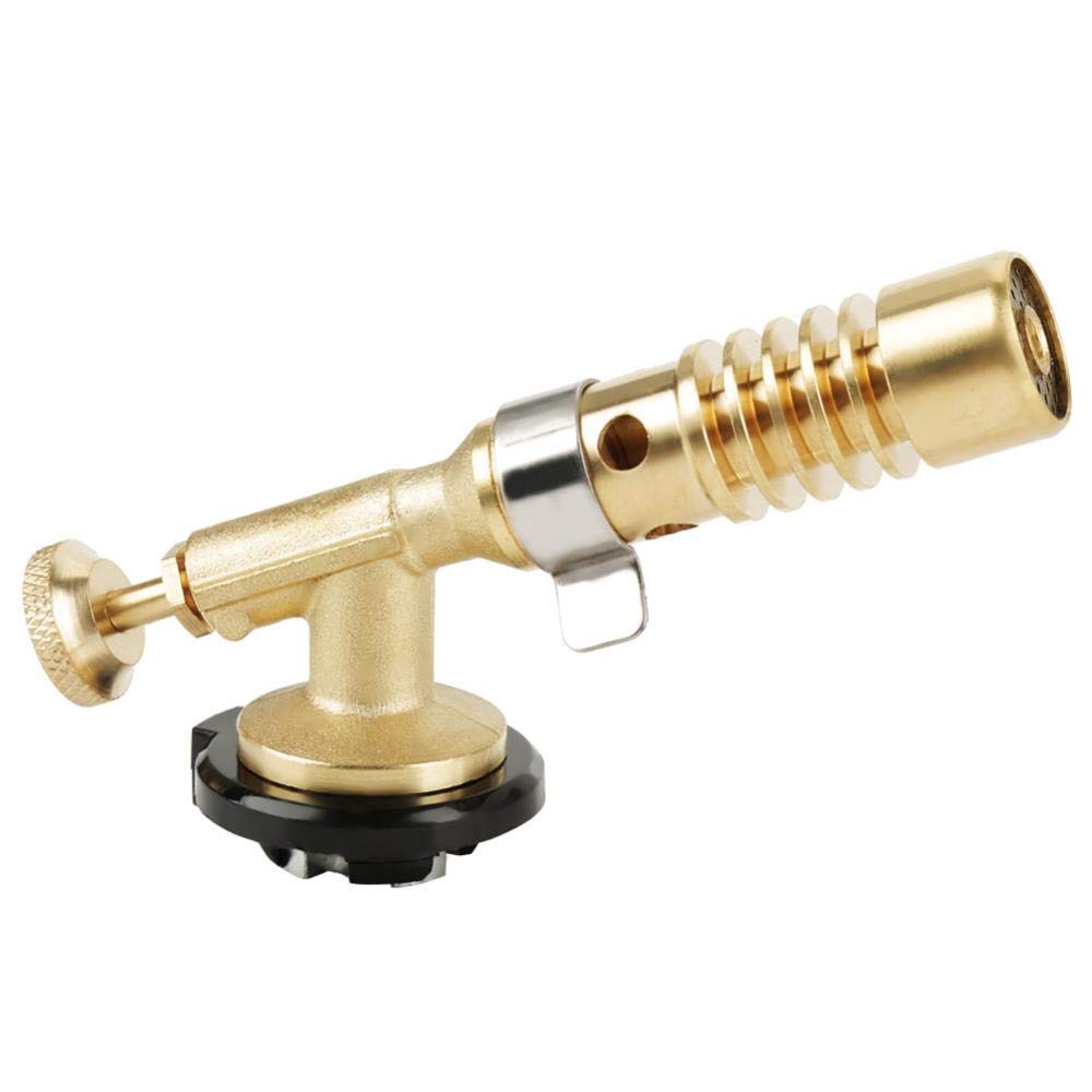 Culinary Torch Welding Torch Blowtorch Professional Portable Brass Kitchen Cooking Gas Butane Welding BBQ Flame Torch [MAX 1300]